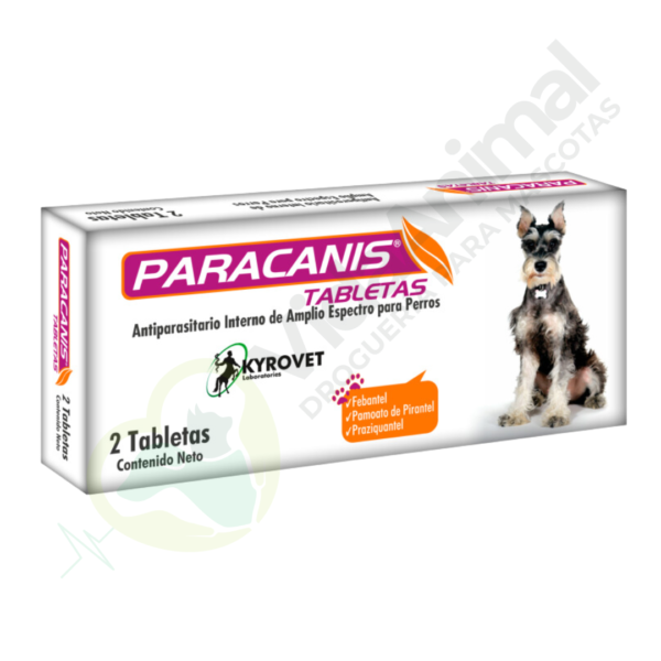 Paracanis tabletas perros