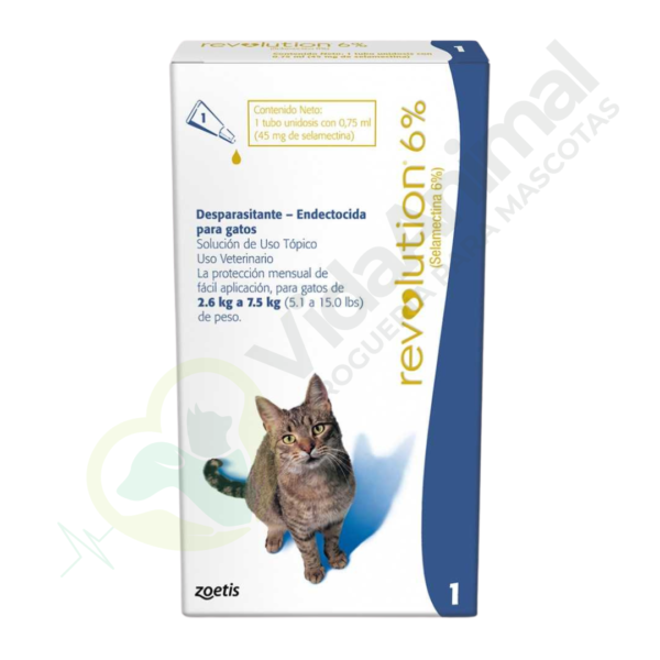 Revolution gatos 6 2.6 kg 7.5 kg